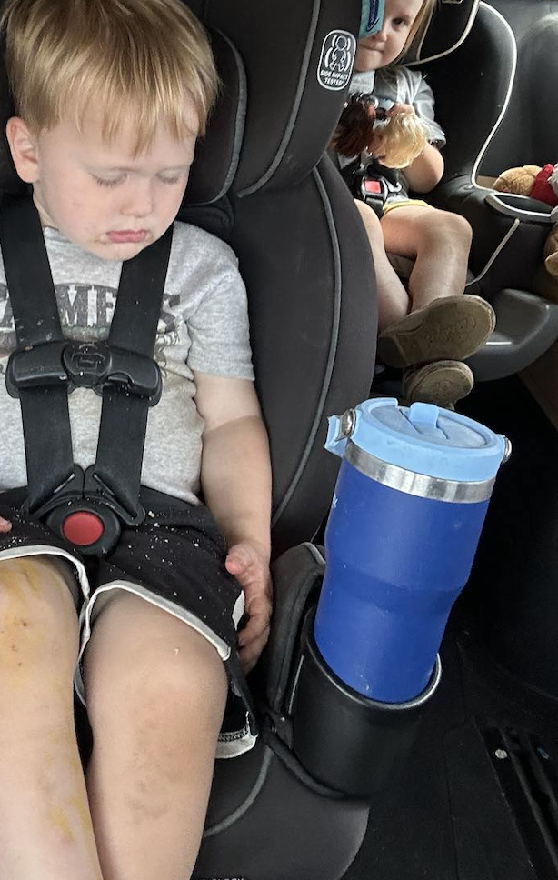 Even when the kids are done, these water bottles are still around!