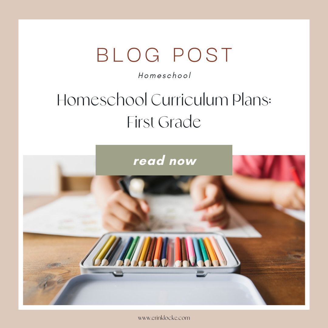 homeschool curriculum choices for first grade
