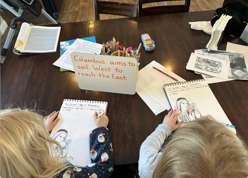 beautiful feet books' early American history k-3 series for family-style homeschool curriculum