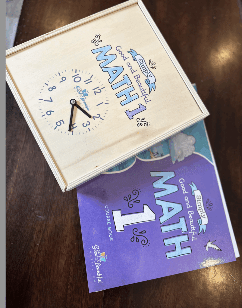 homeschooling kindergarten math with level 1 from TGTB
