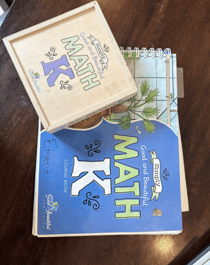 homeschooling kindergarten with level K from The Good and The Beautiful